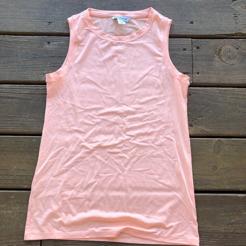 Athleta Light Orange Breezy Tank Top XXS